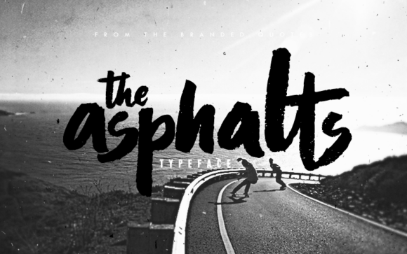 Asphalts: A Bold Display Font for Modern Web Design