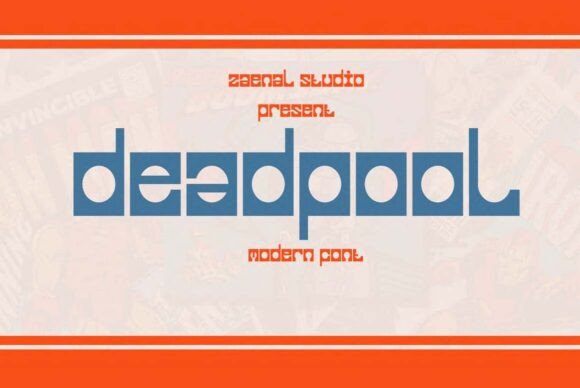Deadpool: A Bold Serif Font for Editorial Impact