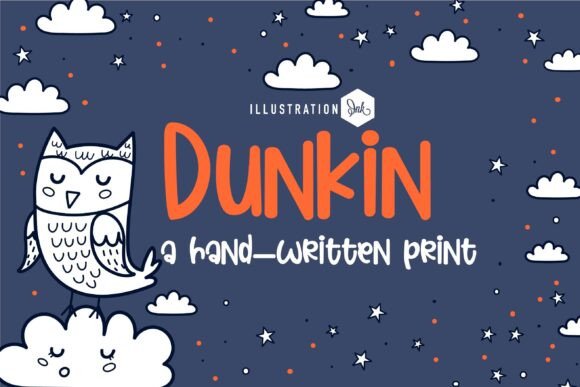 Dunkin Font: The Handwritten Typeface for Bold Campaigns