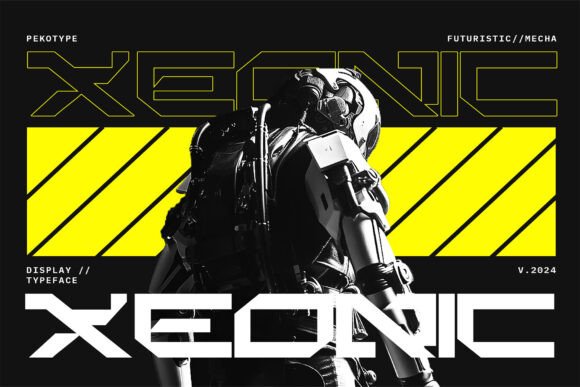Elevate Web Design with Xeonic: A Futuristic Display Typeface