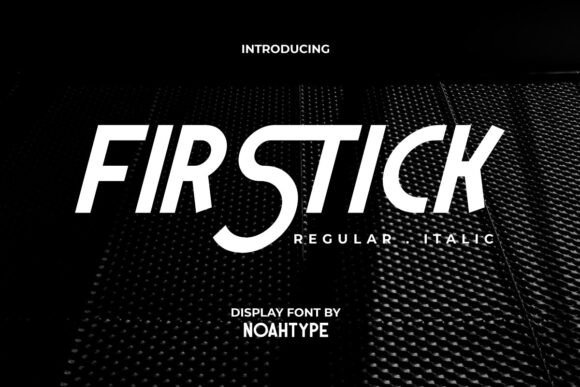Firstick: A Modern Typeface for Bold Editorial Design
