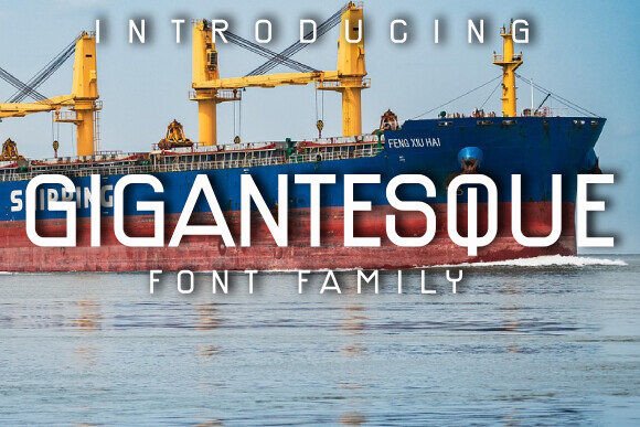 Gigantesque: The Bold Sans Serif Font for Handmade Brands