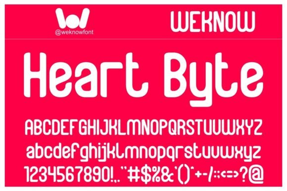Heart Byte: A Modern Sans Serif Typeface for Editorial Design