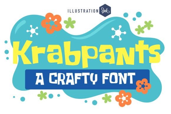 Krabpants: A Whimsical Display Font for Bold Web Headers