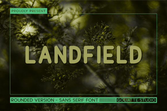Landfield: The Bold Display Font for Clear Campaigns
