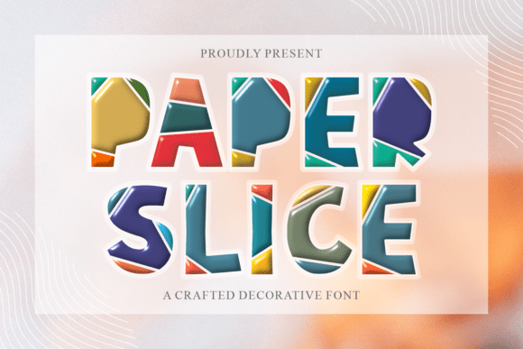 Paper Slice: A Layered Display Font for Modern Web Design