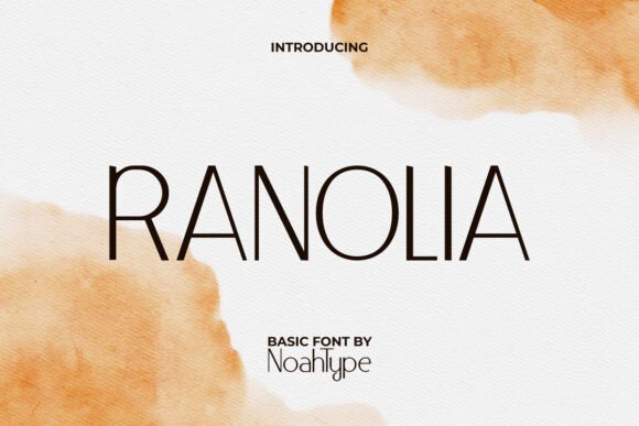 Ranolia: A Modern Sans Serif Typeface for Editorial Design