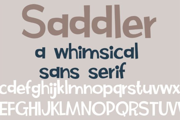 Saddler: The Playful Sans Serif Font for Bold Campaigns