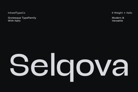 Selqova: The Modern Typeface That Elevates Small Business Brands