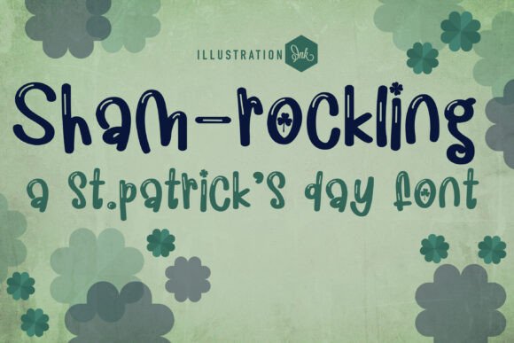 Sham-rockling: A Bouncy Handwritten Font for Crafters