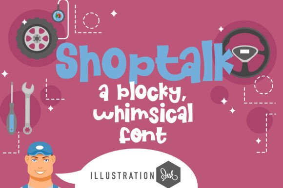 Shoptalk: A Whimsical Display Font for Modern Web Design