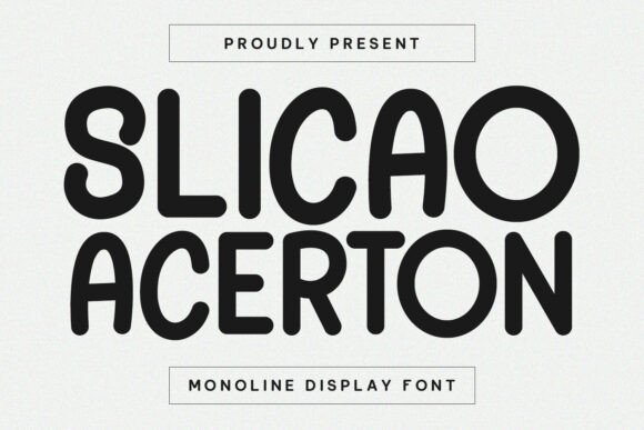 Slicao Acerton: A Modern Script Font for Web Design