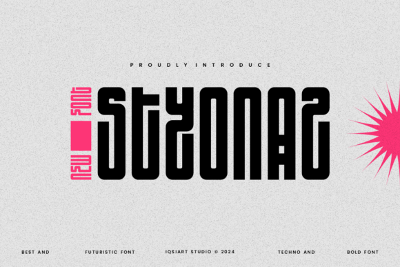Styonaz: A Bold Serif Typeface for Editorial Impact