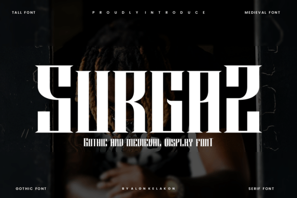 Surgaz: The Bold Typeface That Sharpens Campaign Visuals
