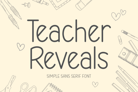 Teacher Reveals: A Modern Sans Serif Font for Web Design