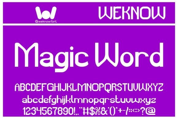 Transform Your Brand Identity with the Magic Word Typeface