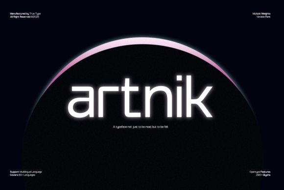 TRT Artnik: A Modern Sans Serif for Editorial Design