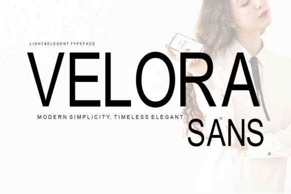 Velora Sans: The Modern Typeface for Clear Campaigns