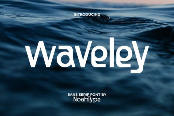 Waveley: A Playful Display Font for Handmade Brands
